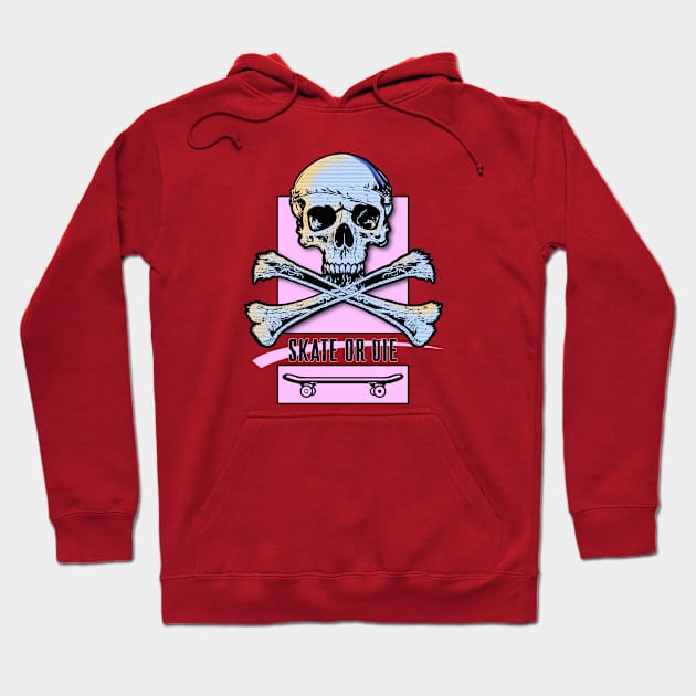 Jolly Roger - Skate or Die Hoodie by Monkey Business Bank